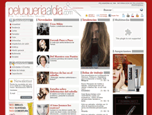 Tablet Screenshot of peluqueriaaldia.com